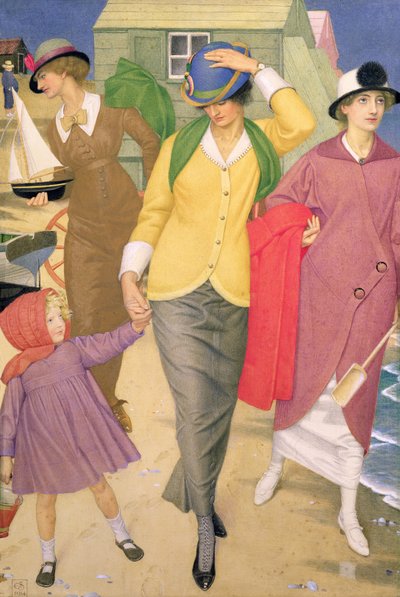 Along the Shore, 1914 by Joseph Edward Southall